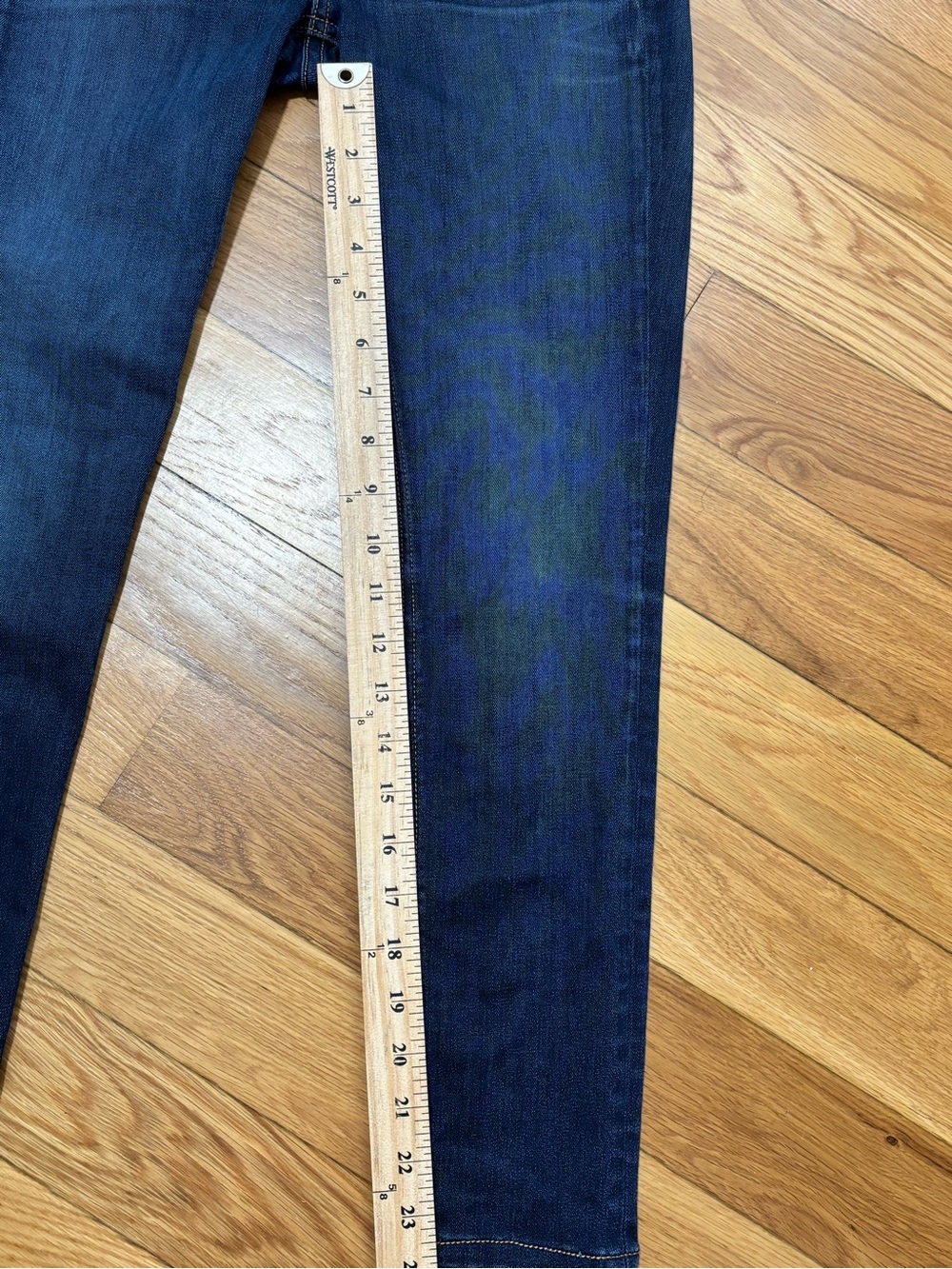 Rag & Bone Bedford Skinny Fit Dark Denim Cotton Blend Jeans Women's Size 26 x 30